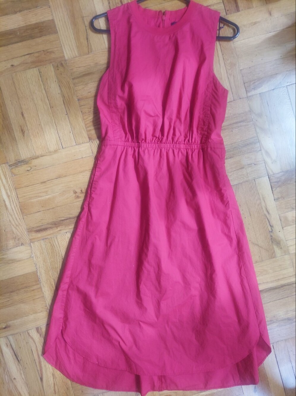Madewell Red Cotton Dress
